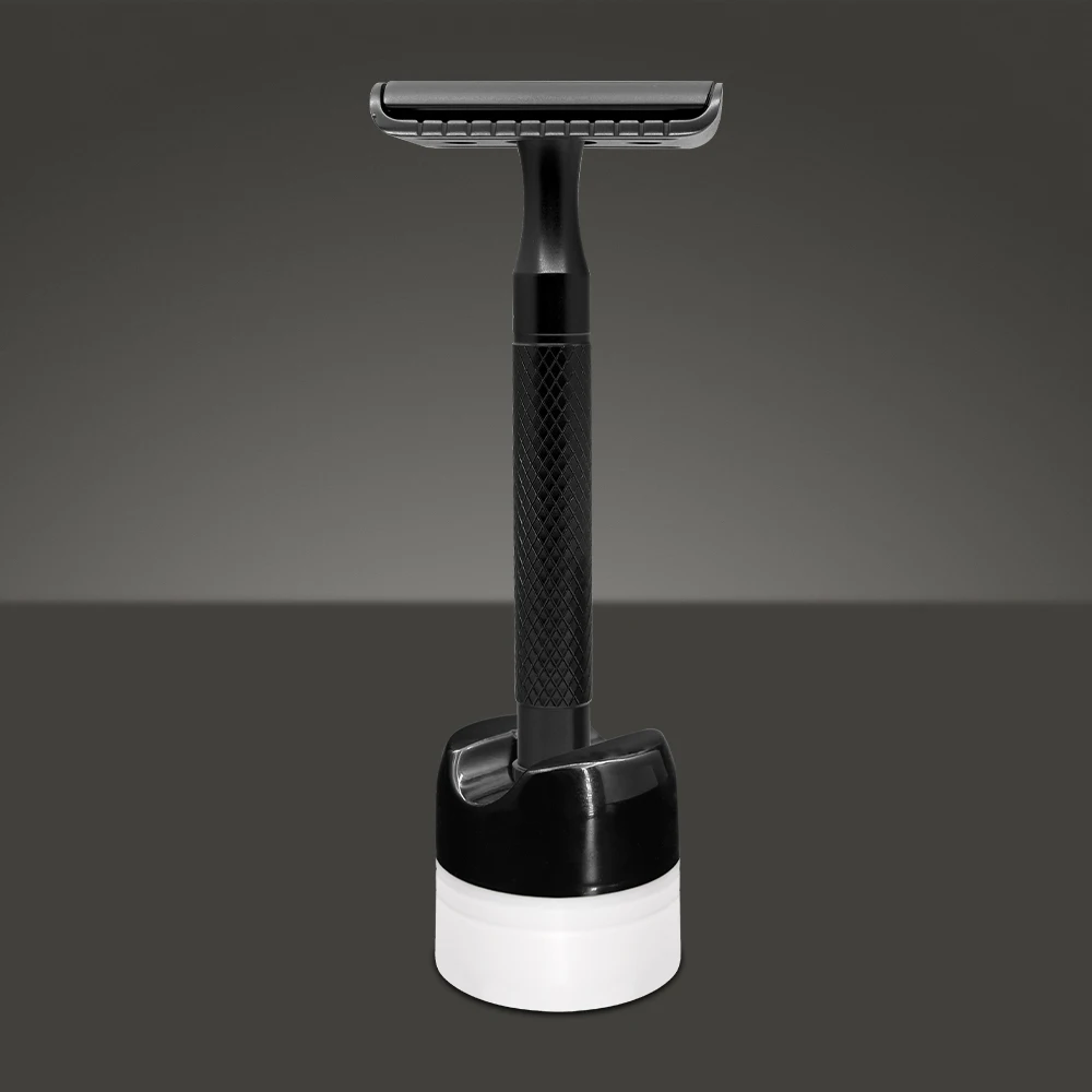 Boti Safety Razor Stand Resin Waterproof and Anti Slip Barbershop Tools Men\'s Beard Care Wet Shaving Kit