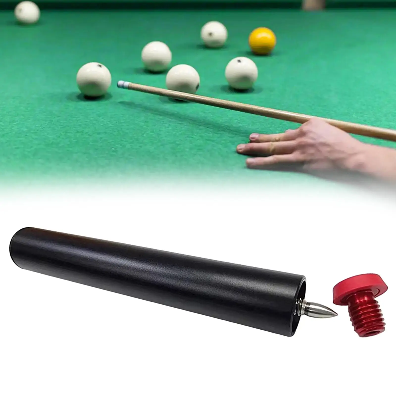 Pool Cue Extender Pool Cue Sticks Extension for Adult Billiard Cues Snooker