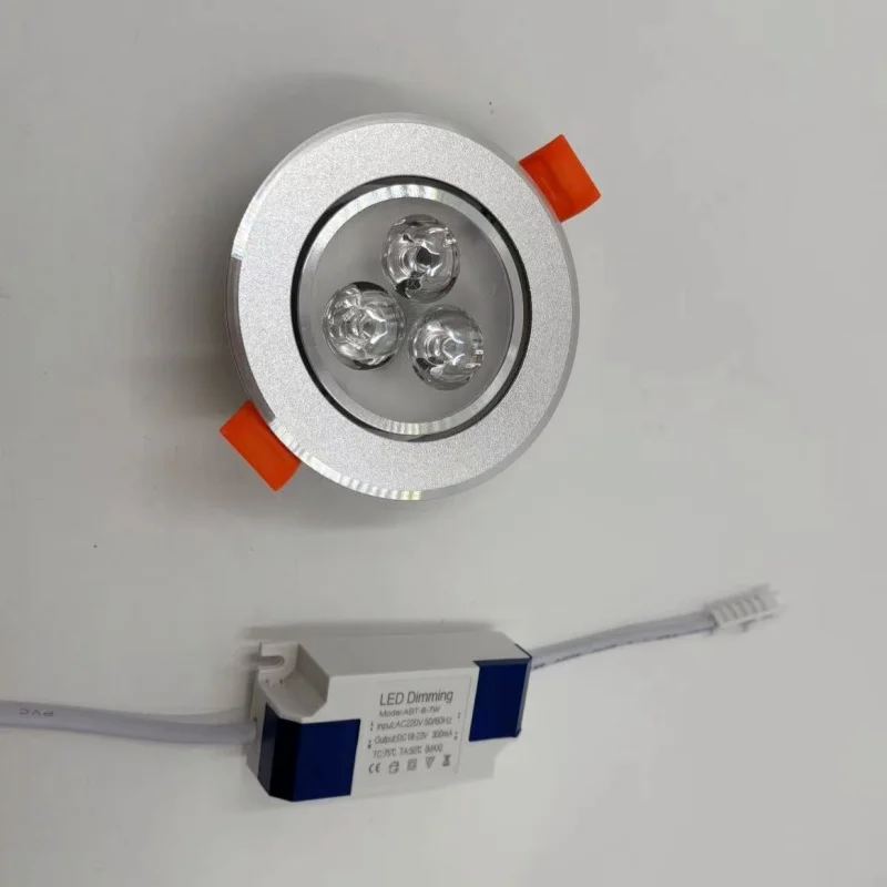 LED embedded spotlights with adjustable dimming for household ceiling and tube lights led spotlight