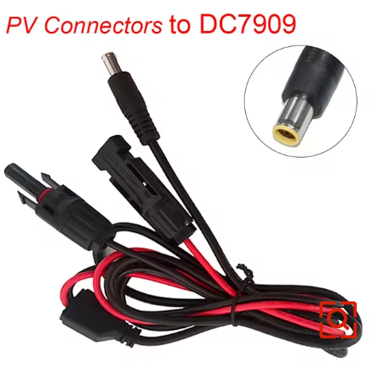 DC5521 Solar System Energy Storage Battery Solar Connector PV Panel Sealing Plug Wiring Cable