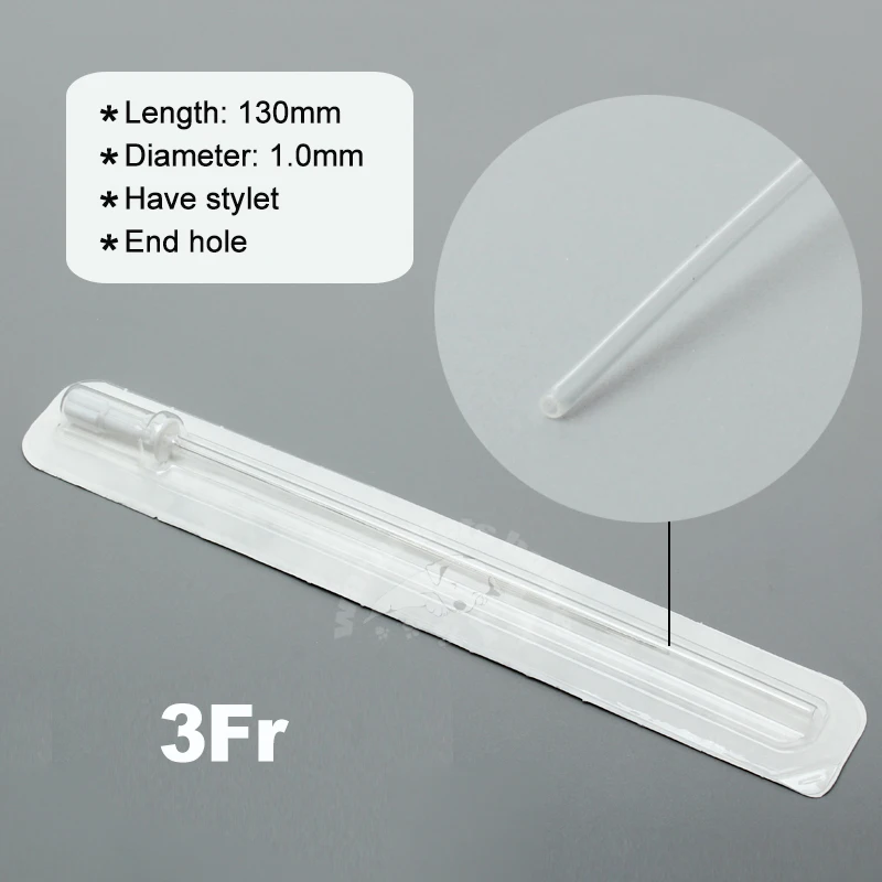 Cat Catheter with Stylet 3Fr End Hole 4Fr Side Holes Veterinary Urinary Cat Catheters veterinary urinary catheter