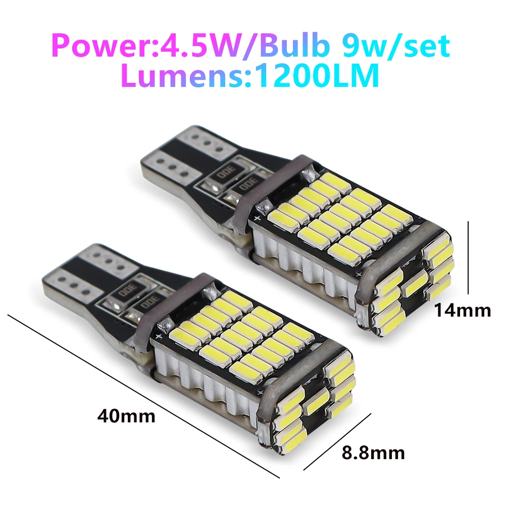 รูปสินค้า หลอดไฟ LED สว่างแรง 1200LM สำหรับรถยนต์ย้อนกลับ