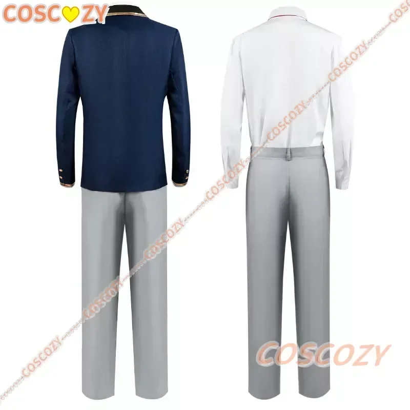 Anime Oshi No Ko Aqua Cosplay Costume Wig Hoshino Akuamarin Jacket Pants Blue Uniform Event Anime Party Men Outfit Suit cosplay jumpsuit superhero cosplay costume cosplay wigs