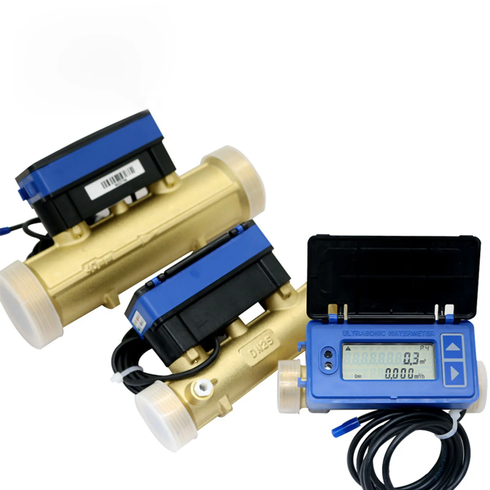 

New Flowmeter Ultrasonic Digital Turbine Water Flow Meter Home Timing Quantitative Intelligent Remote Sensor Liquid Flowmeter