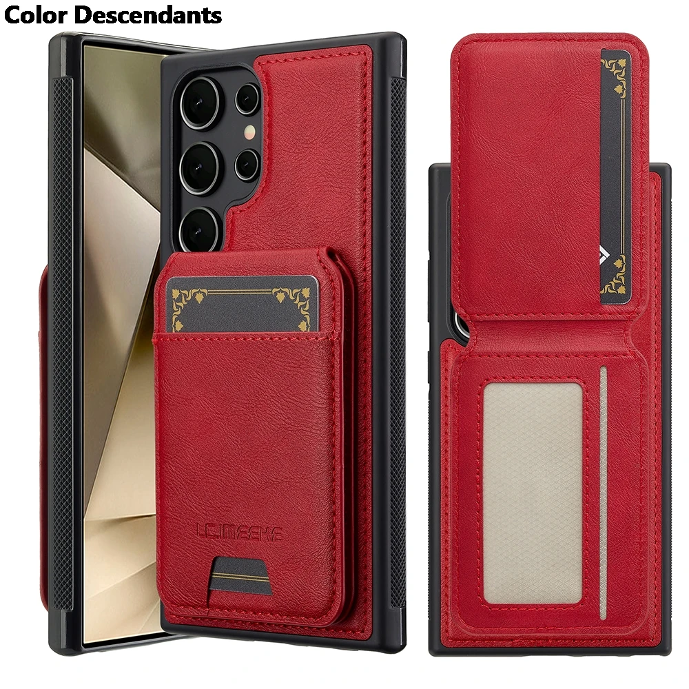 Magnetic Card Pocket Wallet Case with Mag-Safe and RFID Shielding