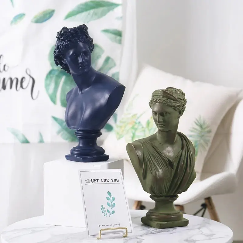 

Nordic ins god David resin sketch sculpture living room home decoration clothing store window display modern artwork figurine