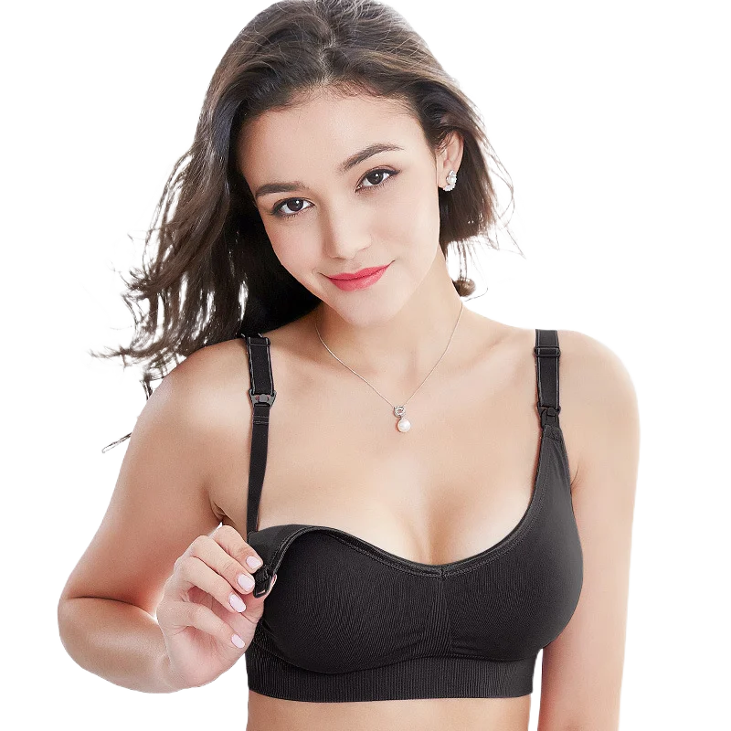 pregnancy work clothes Nursing Bra Seamless Maternity Underwear Sleep Breastfeeding Bras for Pregnant Women Maternal Clothes Without Bones B17056 maternity golf clothes