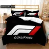 3D Print Fashion F-Formula 1 Racing Bedding Set Boys Girls Twin Queen King Size Duvet Cover Pillowcase Bed boys Adult Bedroom 3