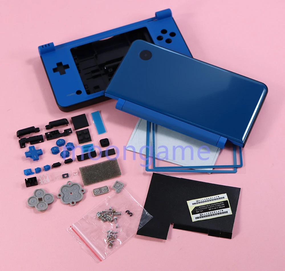 Nintend NDSi XL/LL 콘솔 쉘 전체 하우징 커버 쉘 케이스, 단추 키트 포함, NDSIXL LL 교체, 1 세트