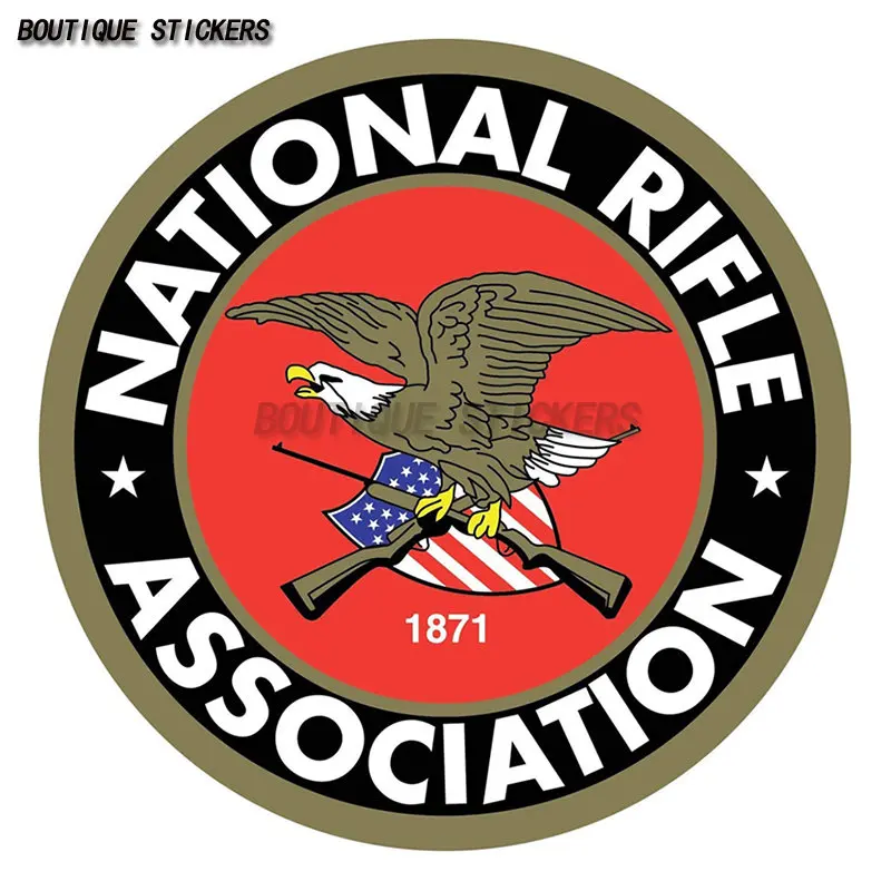 

For NRA National Rifle Association Gun Rights 2nd Amendment Vinyl Stickers USA Motorcycle Laptop Waterproof Car Bumper Decals