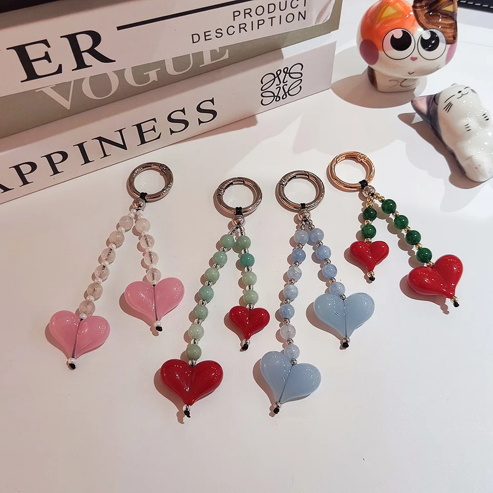 ラリマーハートのバングル ベアチャーム ハートブレスレット お