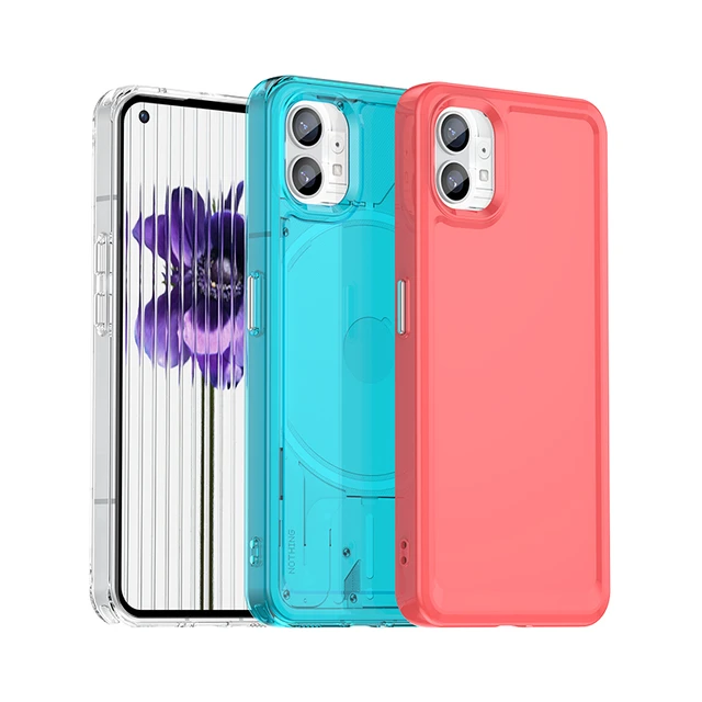 Candy Color Clear Case For Nothing phone 1 Cover Nothing phone 1 Coque Soft  Translucent Flexible TPU Phone Funda Nothing phone 1 - AliExpress