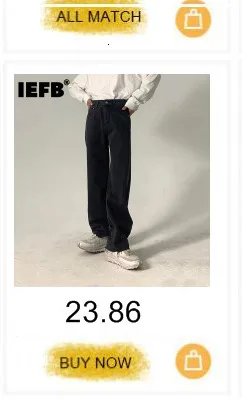 brown cargo pants IEFB 2022 New Japan Korean Style White Overalls Personality Elastic Strap Trend Loose Casual Pants Asymmetrical Design Trousers wrangler cargo pants