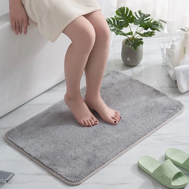 

Абсорбирующий Быстросохнущий нескользящий напольный коврик для ванной, коврик для ванной, коврик для двери, ковер для ванной, спальни