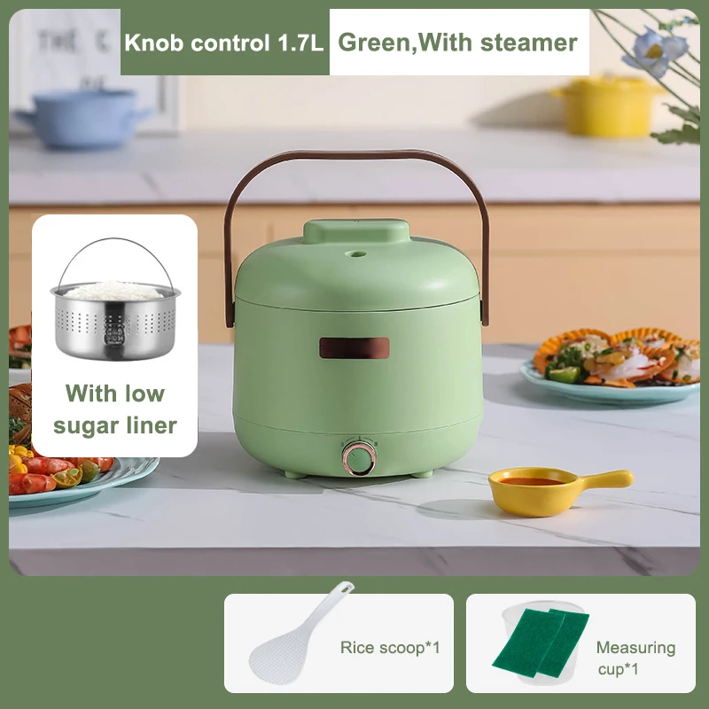Knob with steamer
