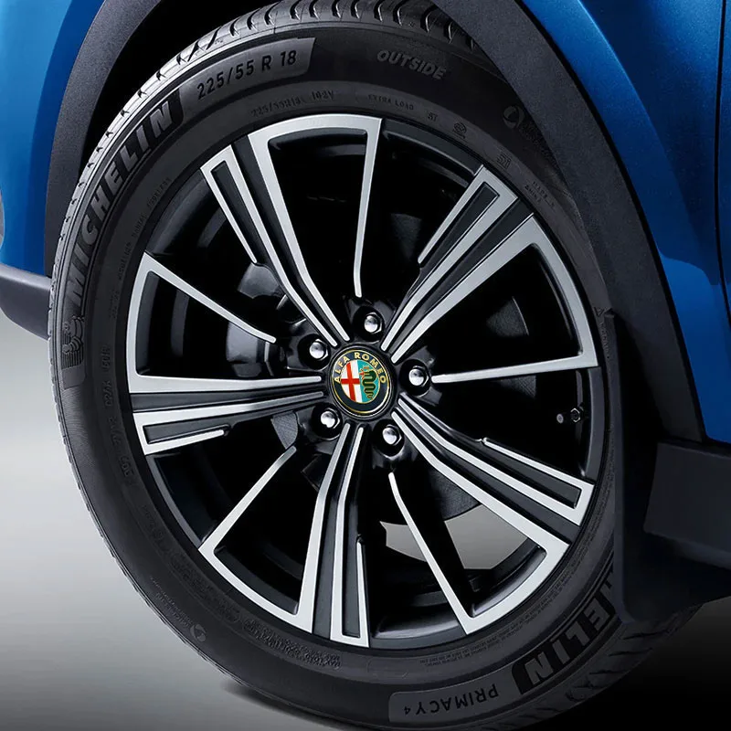 Premium Car Tyre Hubcap Badge Protect Sticker - Automotive Accessories