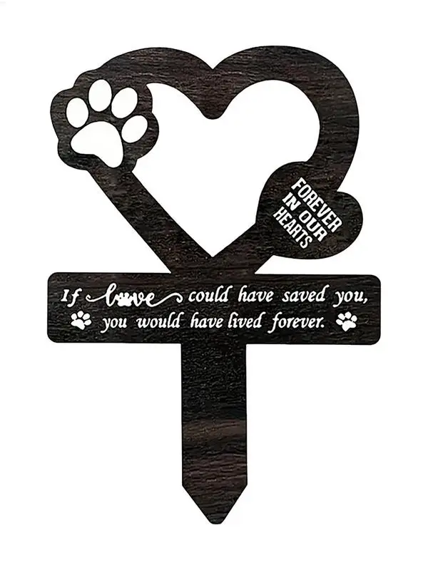 Dog Grave Marker Dog Cemetery Garden Stake Memorial Yard Decorations Pet Loss Outdoor Plaques Claw Sympathy Garden Grave