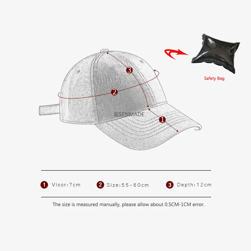 BISENMADE Baseball Cap For Men And Women Fashion Letter N Embroidery Cotton Soft Top Snapback Hat Simple Summer Visors Sun Caps 6