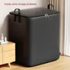 New  Weave Storage Bag Foldable Closet Organizer Storage Containers Dust-proof Storage Bags Sorting Storage Box with Handles 3