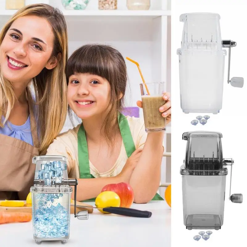 

Shaved Ice Machine Home Small Manual Ice Crusher Ice Breaker To Make Continuous Sand Ice For Celebrations, Home, Beach Parties