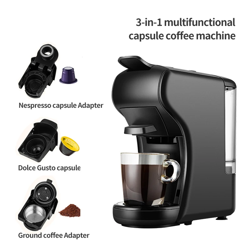 Capsule coffee machine 3 in 1 Expresso coffee machine American Coffee machine Automatic coffee machine 19Bar 2