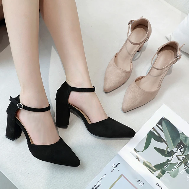 Greatonu Women's Closed Pointed Toe Pumps Low India | Ubuy