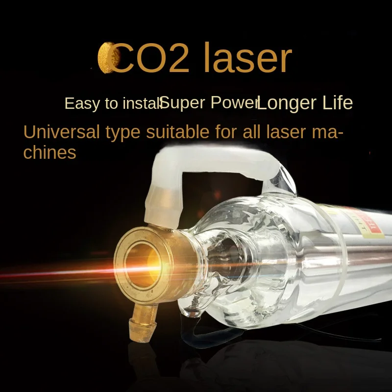 

CO2 Laser Tube 80W Length 1.25 M Diameter 55mm Bamboo Wood Crafts Engraving Cutting Machine Laser Tube