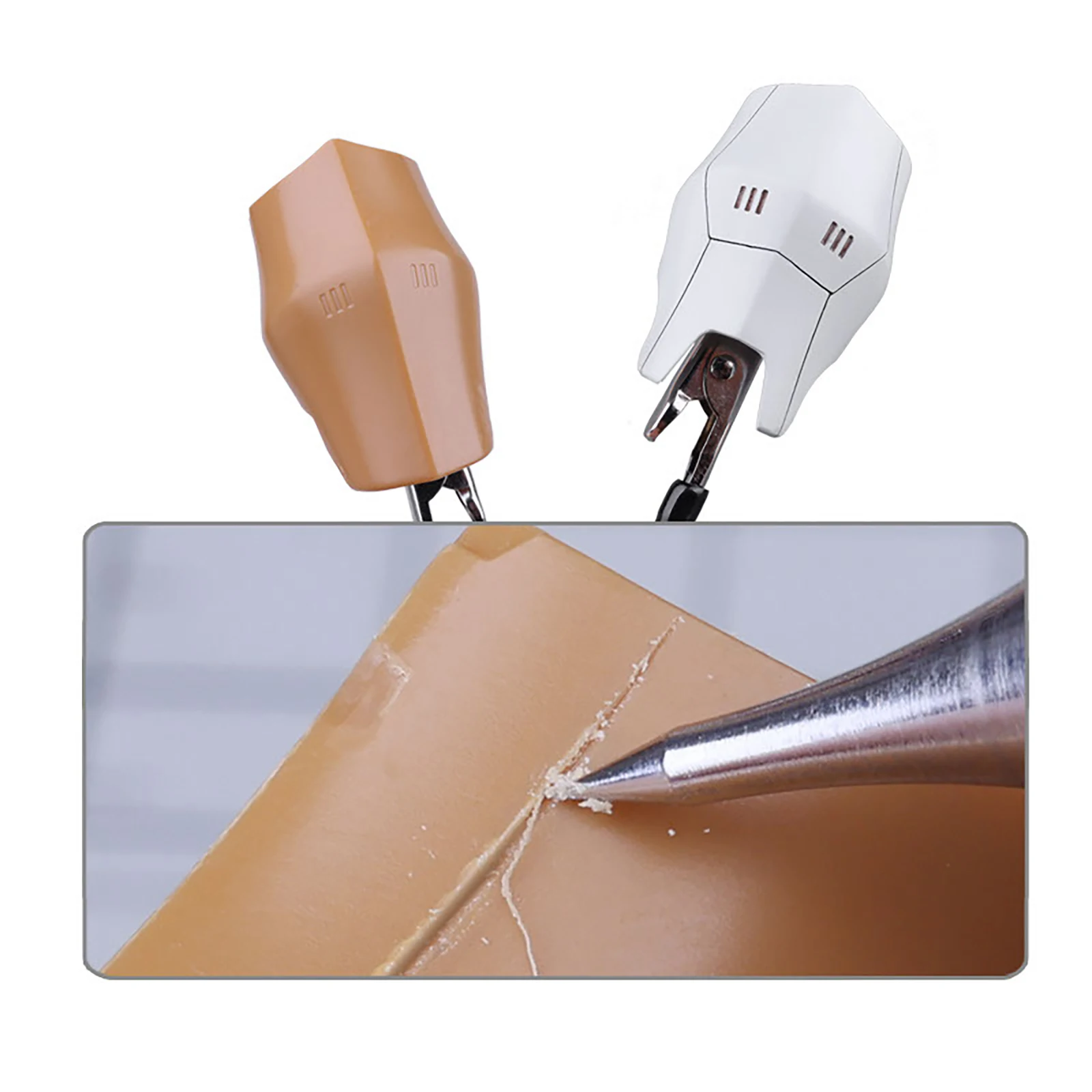engraving tool in use