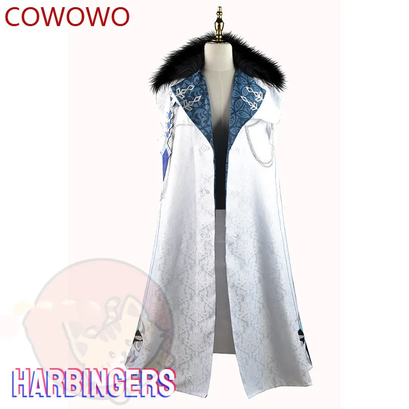 

COWOWO игра Genshin Impact Eleven Fatui Harbingers косплей костюм игра Cos Genshin Impact Косплей гарбингер накидка