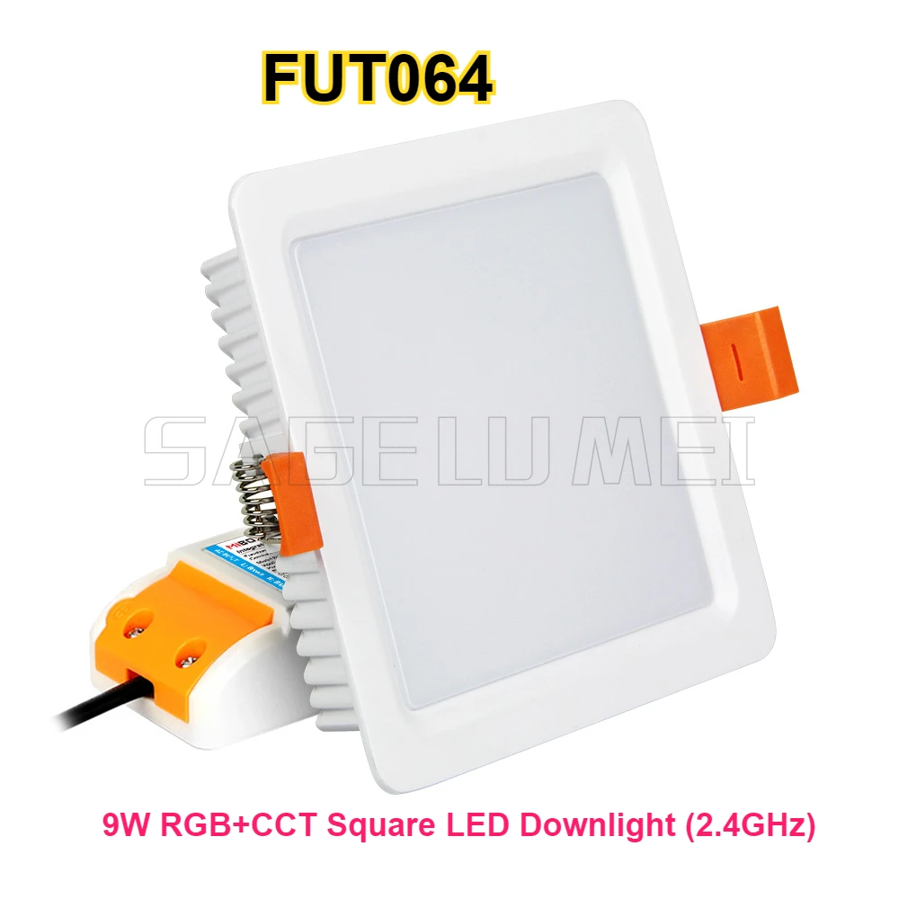 MiBoxer 6/9/12/15/18/25W RGB + CCT LED Downlight Dimmable FUT060 FUT062 FUT063 FUT064 FUT065 FUT066 FUT068 FUT092 Remote FUT069 led downlight recessed ceiling spotlight ceiling lamps