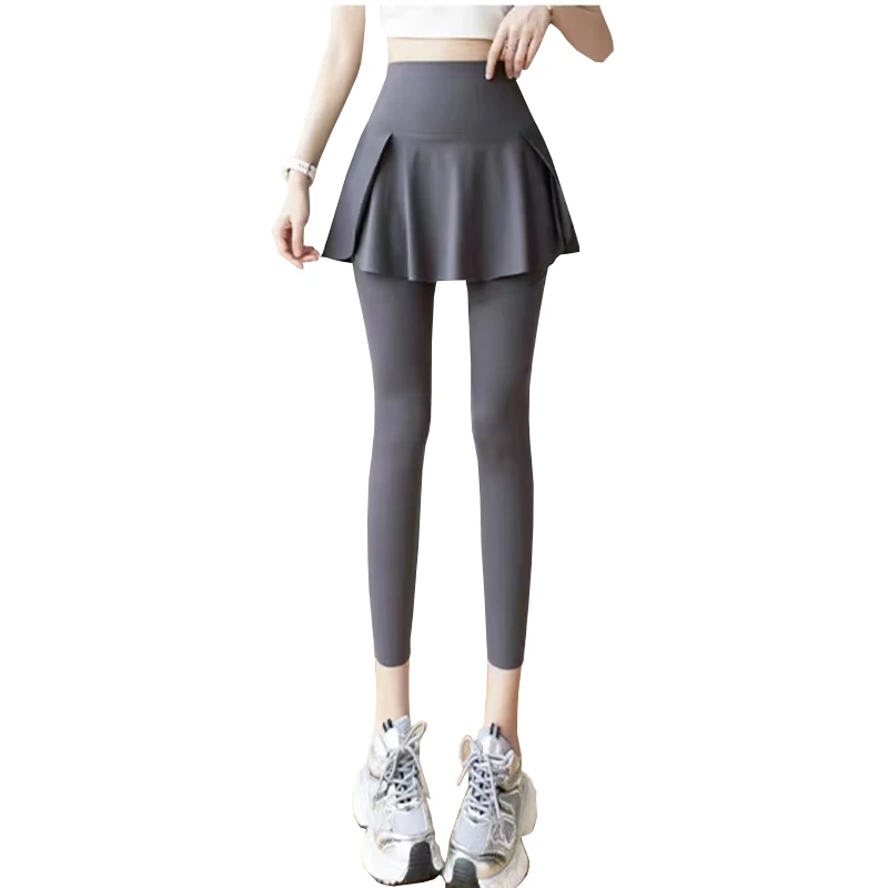 Golf Women's Clothing Winter New Outdoor Quick drying Sports Pants Skirt Warm Velvet Bottom Pants Versatile Elastic Short Skirt