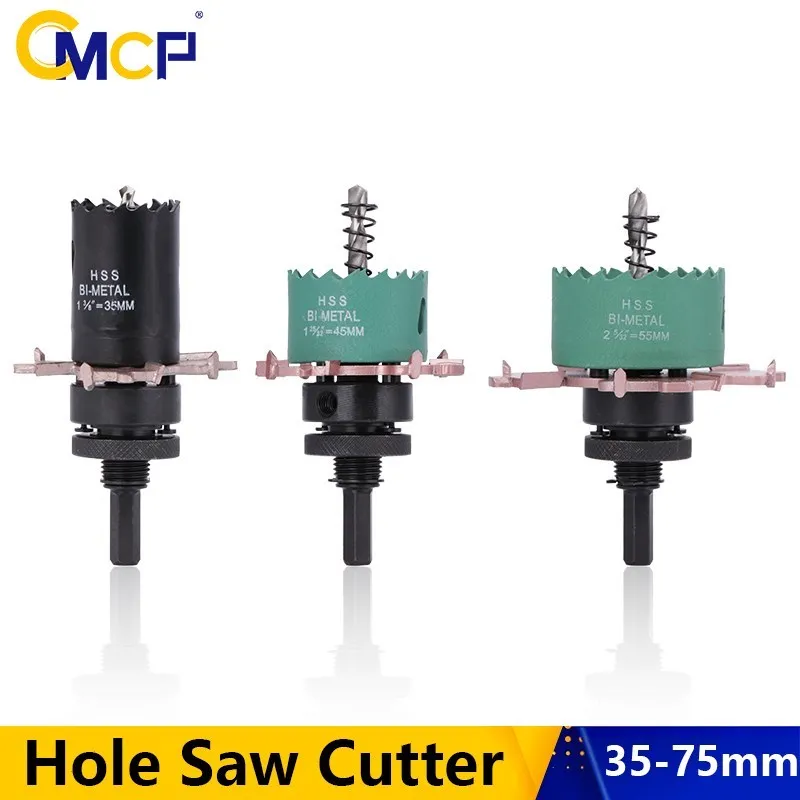 CMCP  HSS Hole Saw Cutter Drill Bit Spotlight Mounting Hole Opener For Drilling Wall Concrete Cement Ceramic Tile Masonry Drill