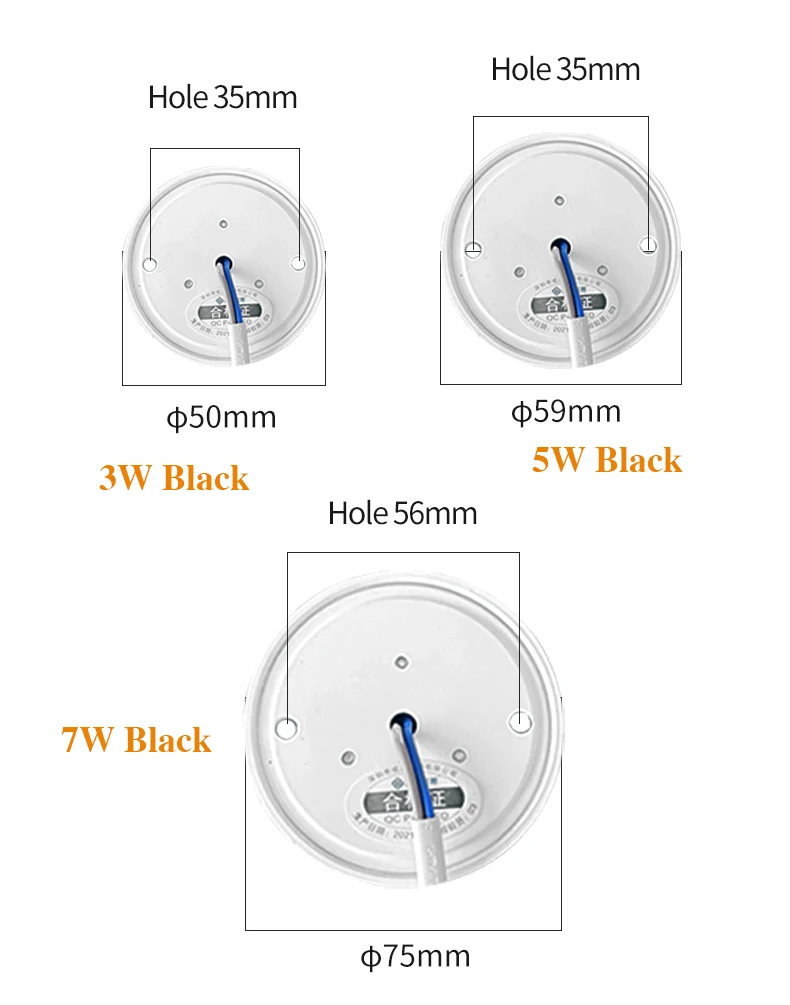 Description Picture 5 of itemUltra-thin small downlight LED spotlight cabinet wine cabinet display cabinet mini ceiling light 3W 5W 7W AC220V