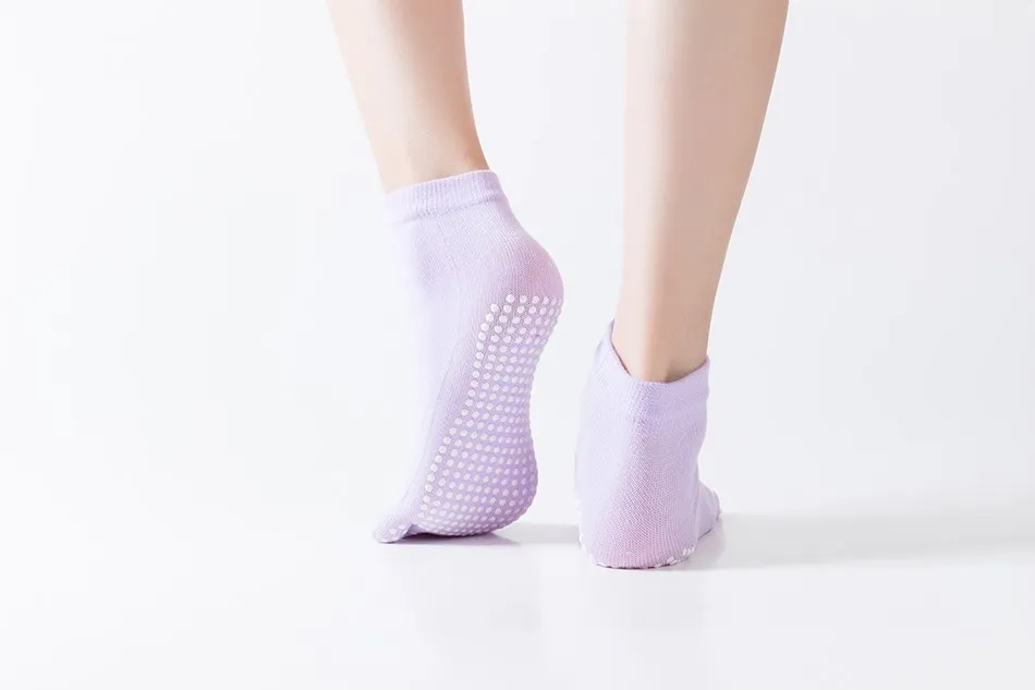 WOSWEIR 1 Pair Women Sports Yoga Socks Five Finger Slipper Anti Slip Lady Pilates Ballet Heel Professional Dance Protector 5 Scacffd9d498542678253cc8afb938de89
