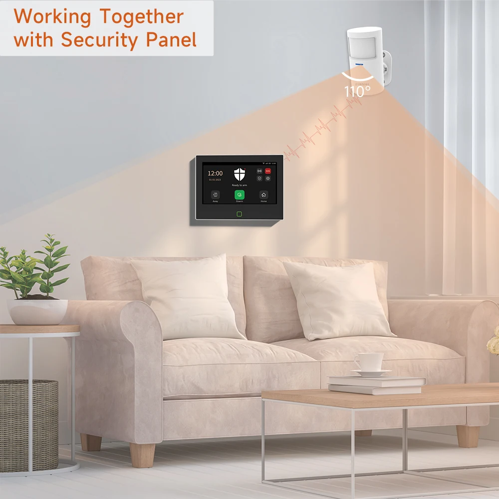 Staniot Motion Sensor PR200 Wireless 433Mhz PIR Motion Detector Security Protection Anti-Tamper Alarm for Home Alarm System 3