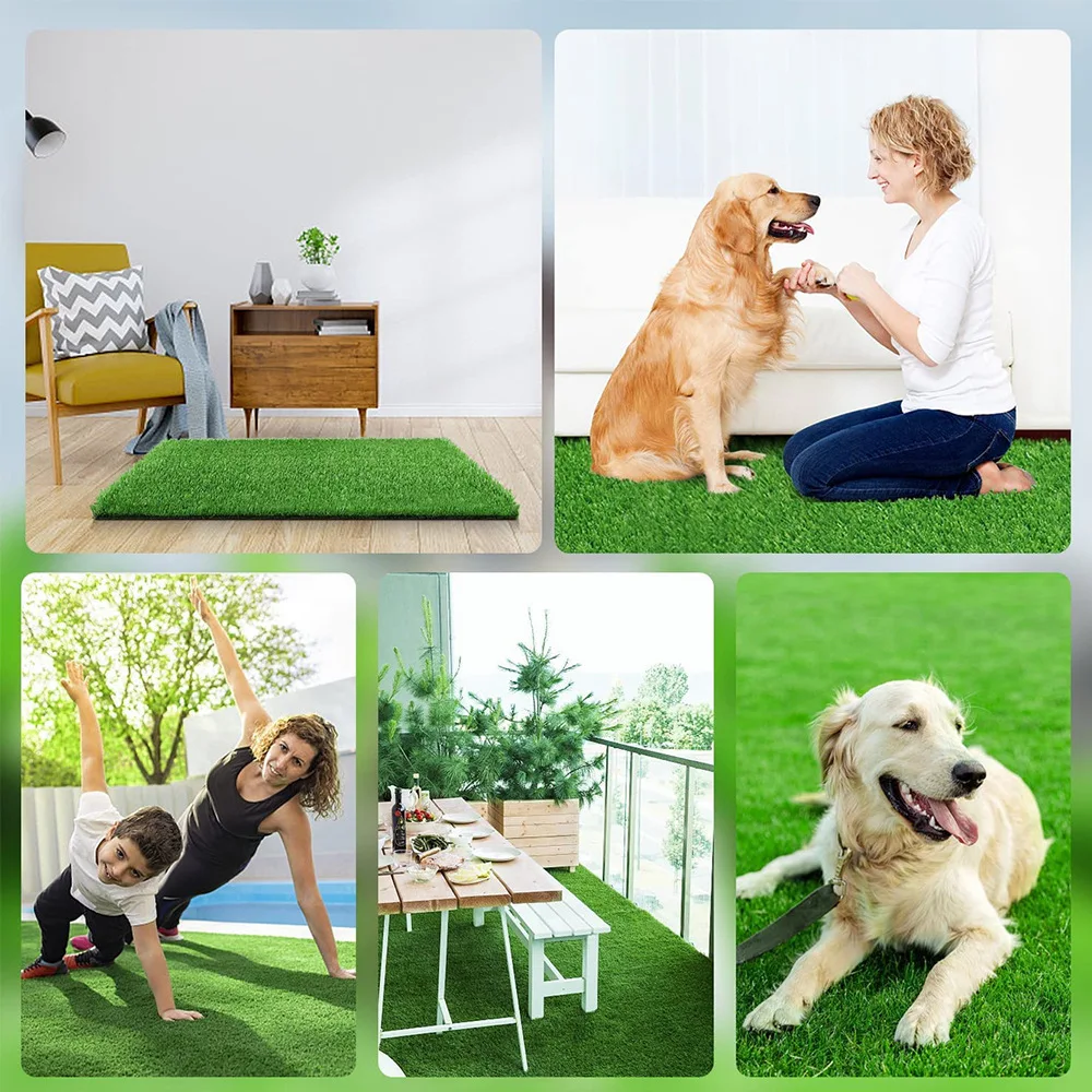 Pet Breathable Artificial Lawn Grass Pad Pet Toilet Training Pee Pad Training Portable Durable Dogs Cats