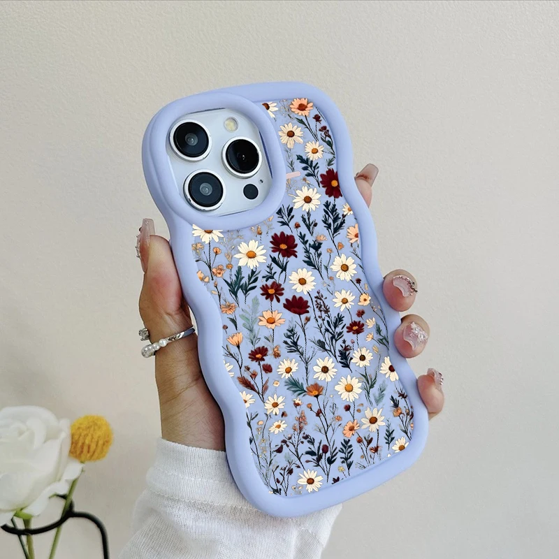 Charming Floral Soft Silicone Phone Case