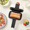 500W Sandwich Machine Home Mini Panini Light Food Breakfast Machine Non-Stick Double-sided Heating Toaster Waffle Maker 220V 1