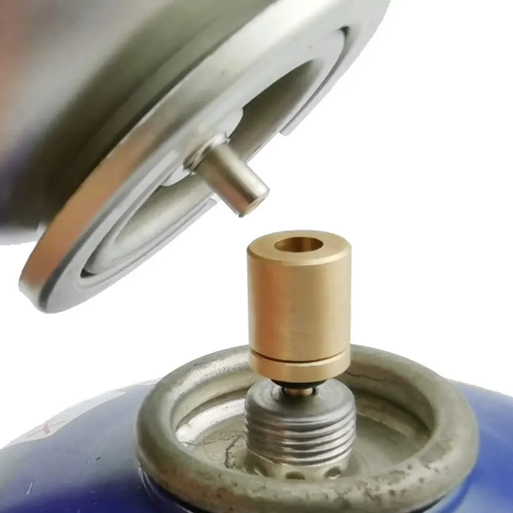 Adaptateur De Recharge De Gaz En Laiton Pour Cartouches De Gaz - 17,6 X 9,7 Mm