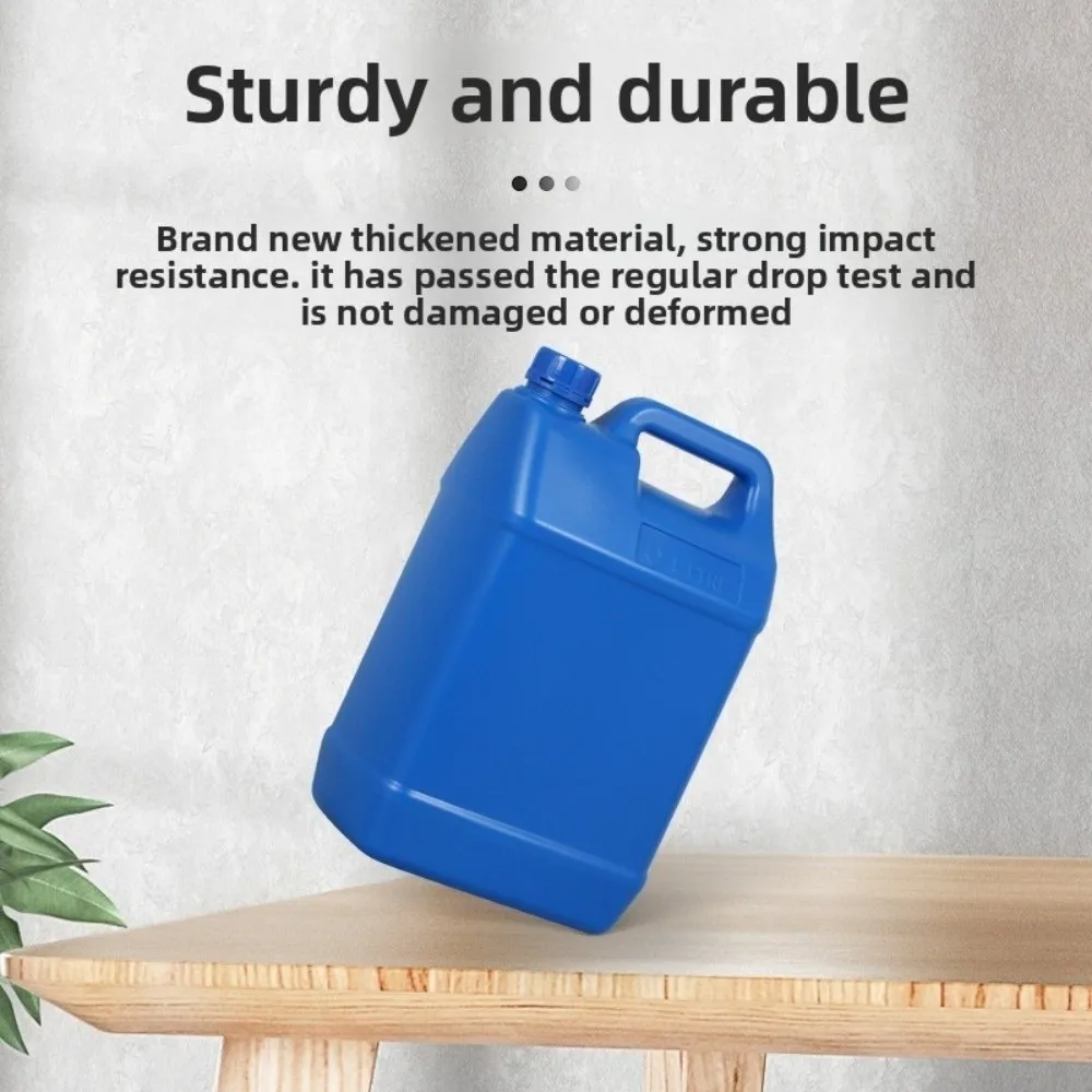 1/2/3/4/5/6/10L Plastic Airtight Bottle with Lid Food Grade Storage Container Large-Capacity Sealed HDPE Bucket Oil Jerrican