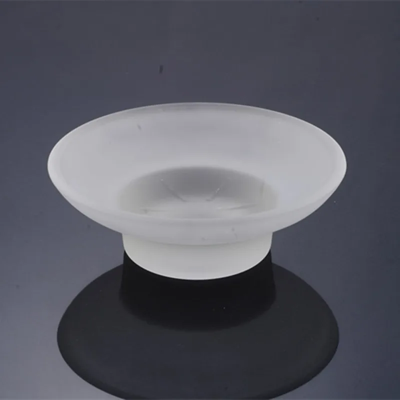 Matte and Transparent Glaess Soap Holder Bathroom Soap Dish Replacement Bathroom Fittings
