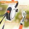 5m 8m 50kg Dog Leash Retractable Roulette Collar for Small Big Dogs Accessories Adjustable Walking Hiking French Bulldog Rope 2