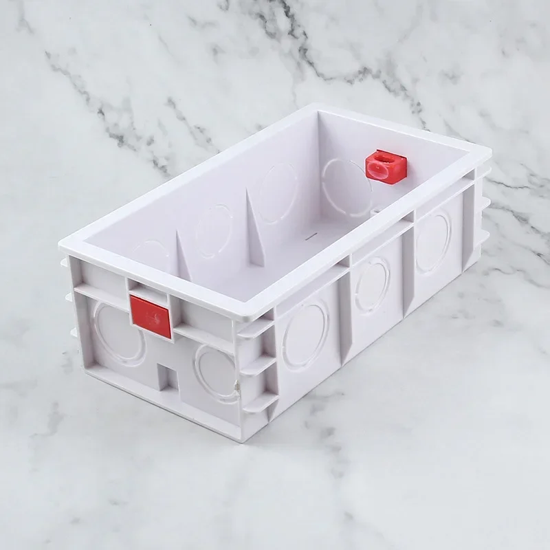 146 Type Mounting Back Secret Stash Conduit Wall Box Adjustable Internal Cassette Junction Switch Socket 120 Screw Hole Distance switch box wall socket box