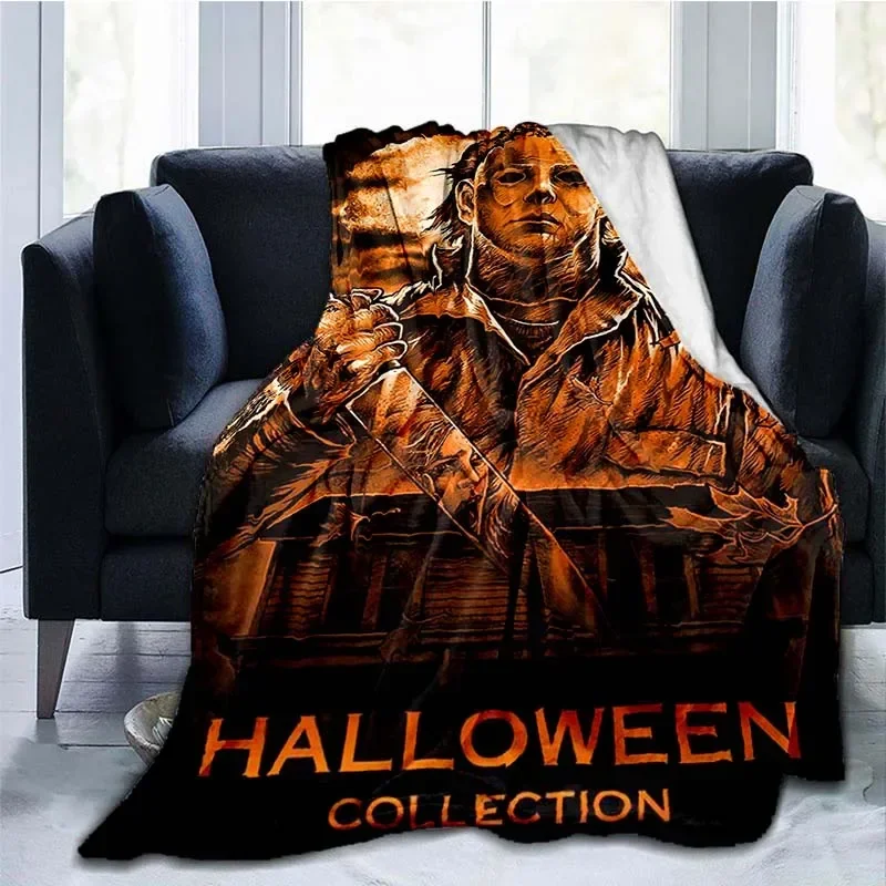 Michael Myers Blanket Super Soft Plush Flannel Blanket Living Room Bedroom Sofa  Blankets for Beds Blanket Personalized Gift 4