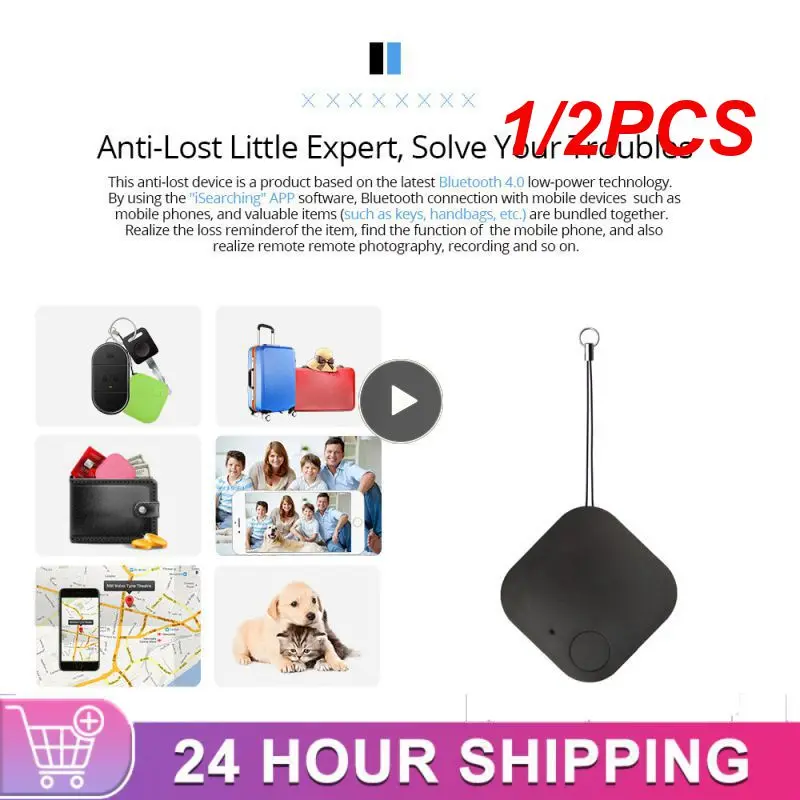 

1/2PCS Mini Tracking Device Tracking Air Tag Key Child Finder Pet Tracker Location Smart Tracker Car Pet Vehicle lost