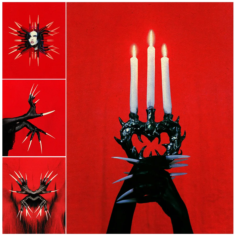 

Witch Hands And Nails,Vintage Wall Art Canvas Painting,Fantasy Gothic Witchcraft Element,Art Poster Print,Home Decor Unframed