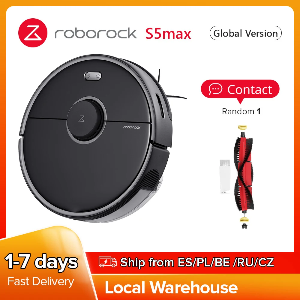 Roborock S5 MAX Robot Automatic Vacuum Cleaner for carpet Clean Hard