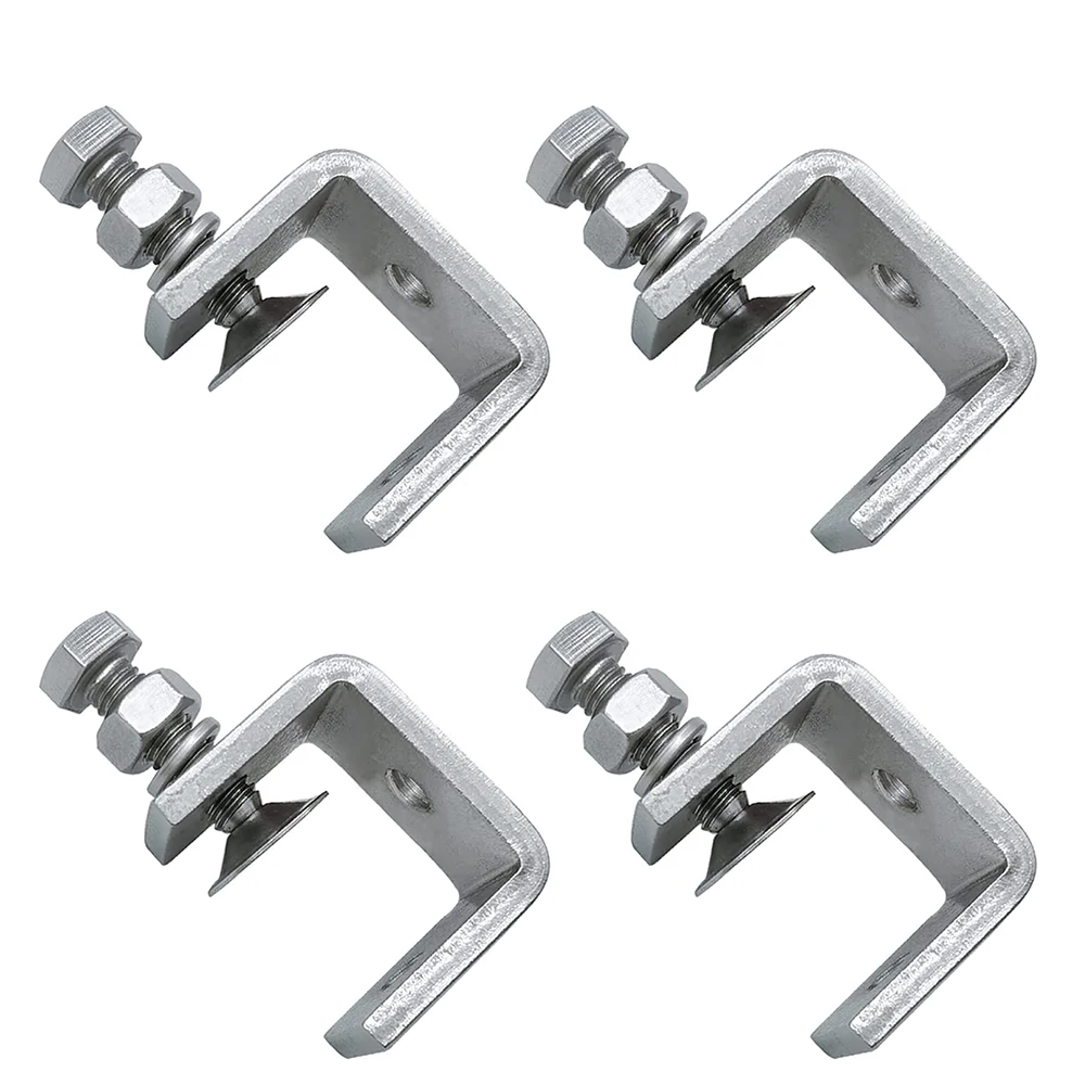 

4PCS 16-25mm Heavy Duty Woodworking Clamp Set 304 Stainless Steel C Clamp Clamp Tools for Welding/Carpenter