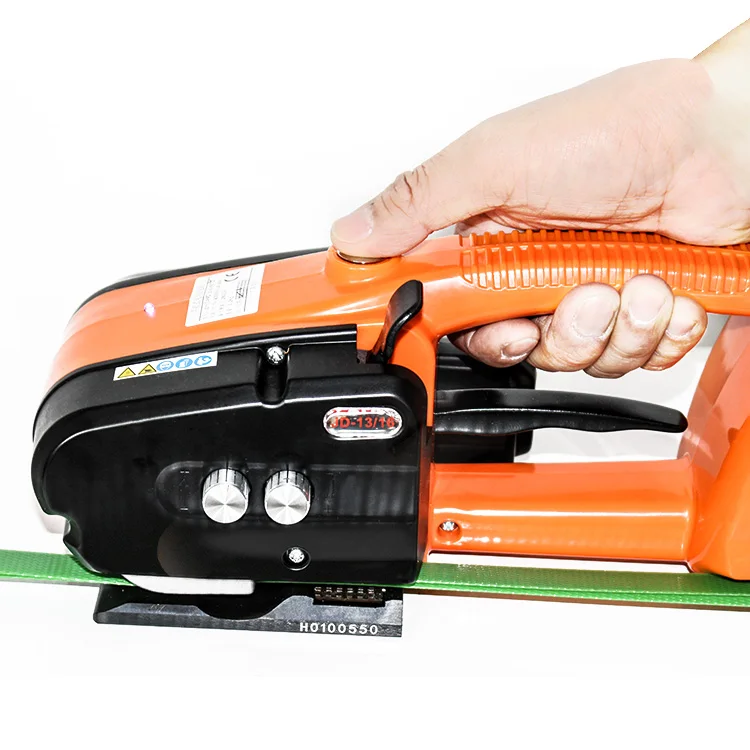 Battery Powered Automatic Binding Machine electric PET straps Strapping Tool 4