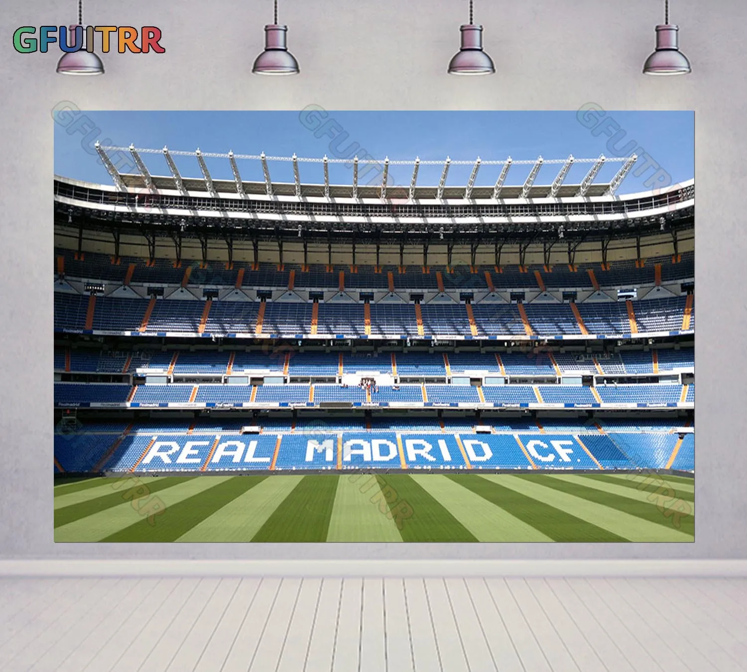 GFUITRR 레알 마드리드 베르나베우 축구장 사진 배경 생일 파티 사진 배..